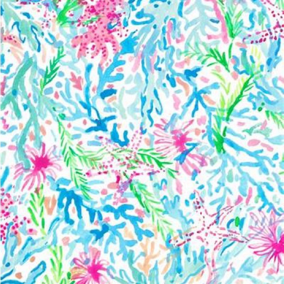 LILLY PULITZER Womens Blouse SIZE M NWT New STUNNING 889069 634353 Coral Bay WOW - Picture 11 of 12